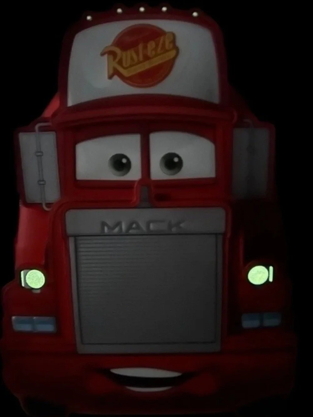 Disney Red Mack Truck Character Backpack